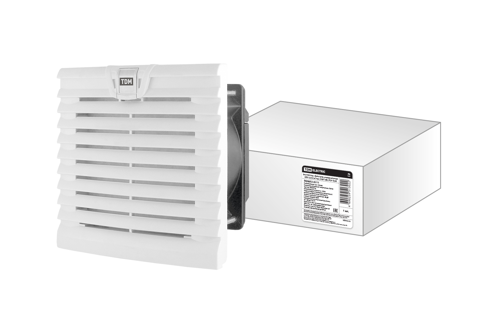 Ventilator universal cu filtru VFU 96/65 m³/oră 230V 16W IP54 TDM