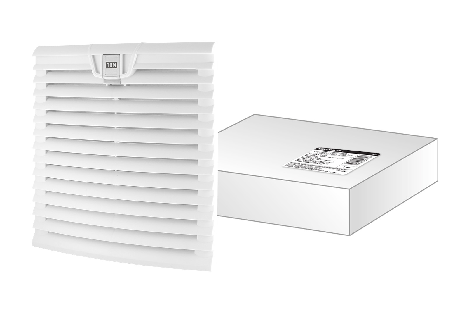 Grilă de ventilație cu filtru pentru ventilator VFU SQ0832-0113 (255 mm) TDM