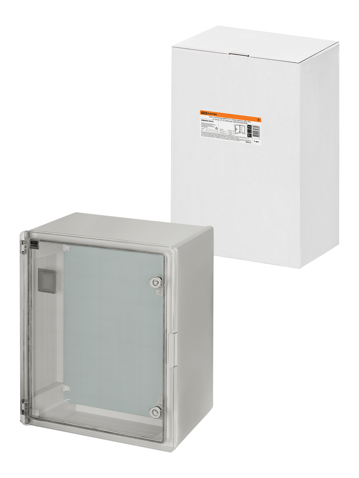 Cutie din plastic ЩМП-0-10, capac transparent, ABS, IP65, de la -45 până la +75 °C, suspendată, (500x350x220) TDM