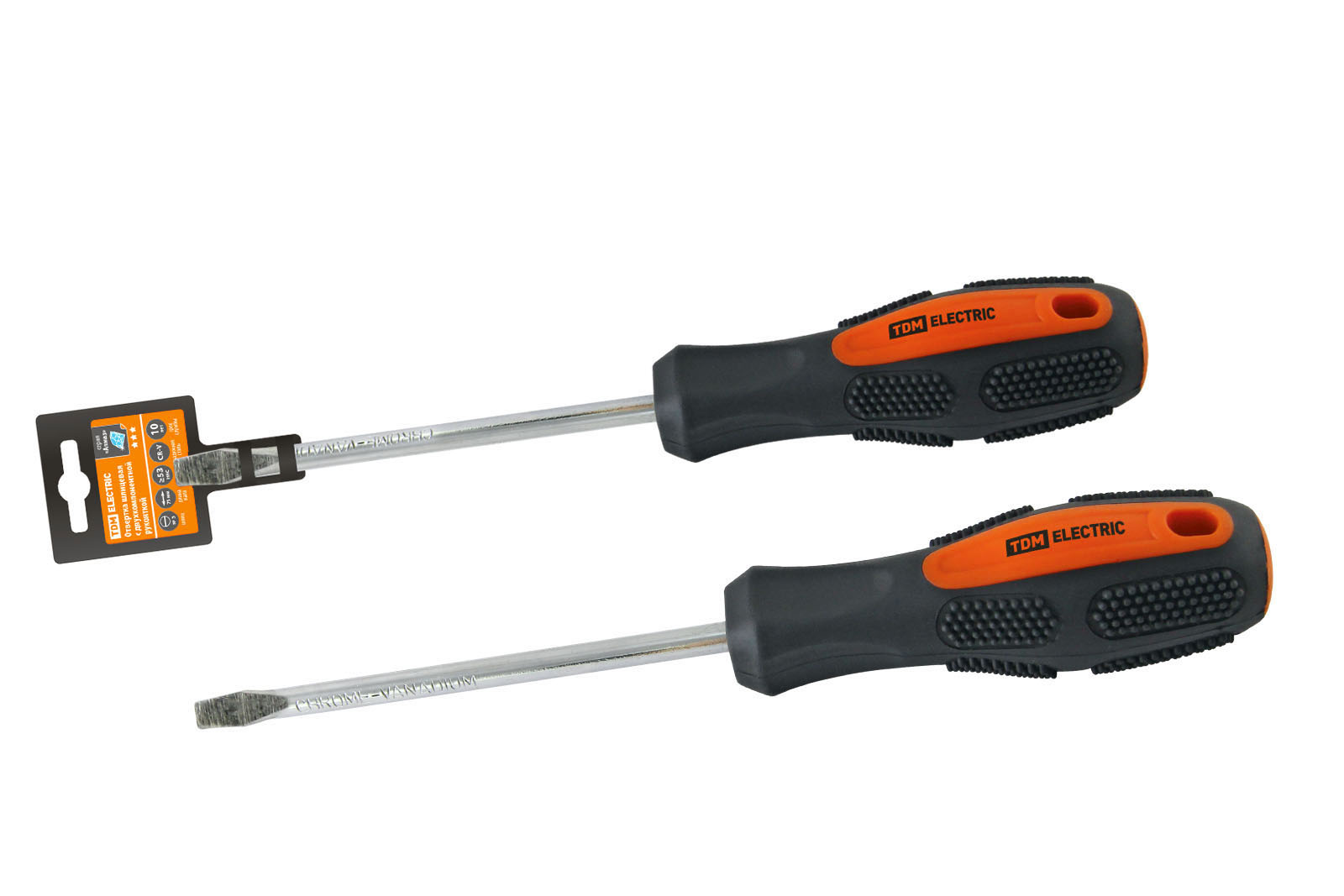 Șurubelniță cu slot cu două componente, CR-V tip SL3.0x75, seria "Almaz" TDM