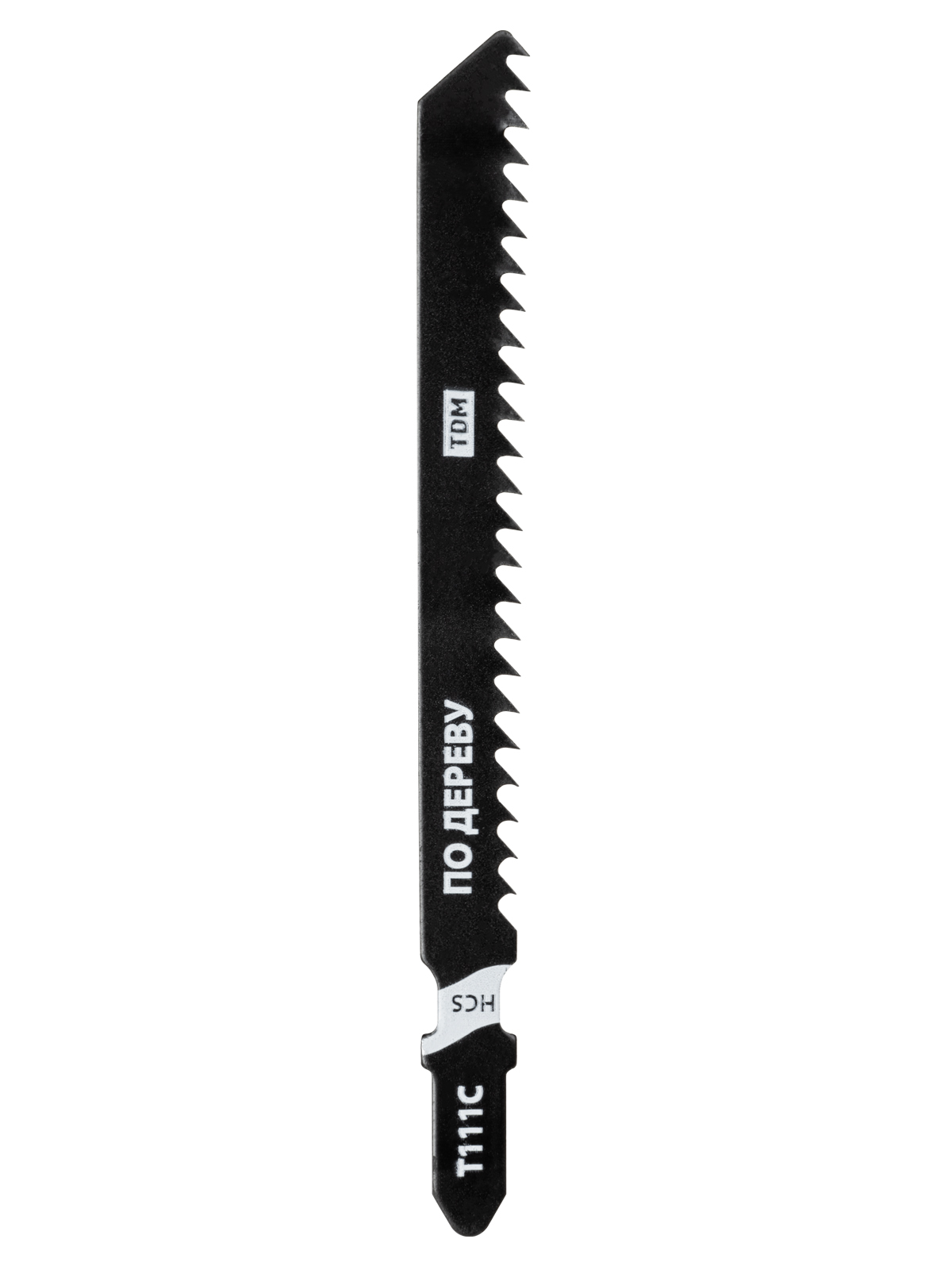 Lame pentru fierăstrău pendular pentru lemn, HCS, 75×3 mm, tăiere rapidă, T111C, 2 buc., "Rubin", TDM