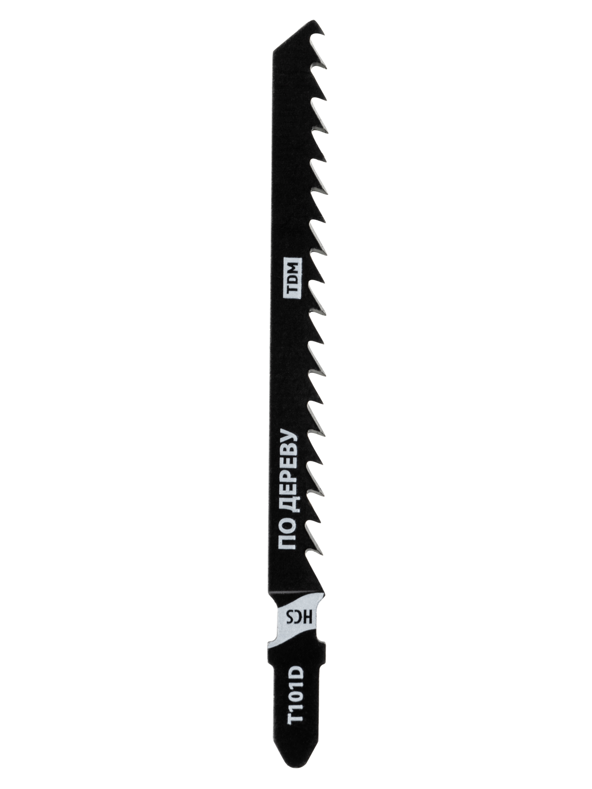 Lame pentru fierăstrău pendular pentru lemn, HCS, 75×4 mm, tăiere curată, T101D, 2 buc., "Rubin", TDM