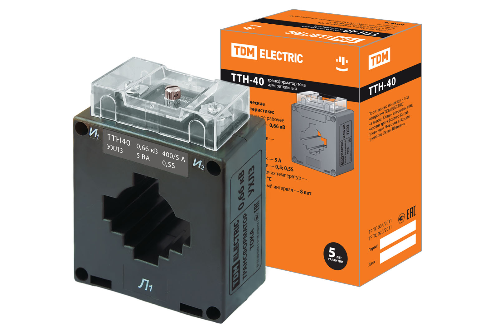 ТТН 40/400/5- 5VA/0,5S-Р TDM(SQ1101-1100)