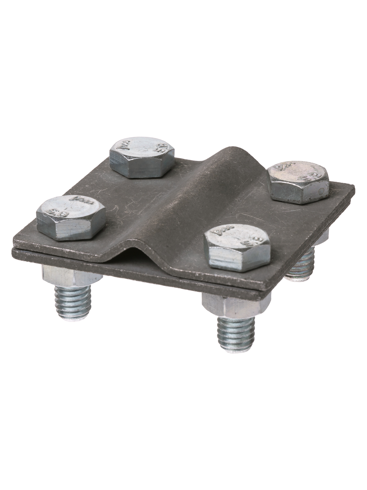 Clema de conexiune cu 4 șuruburi bandă‑țiglă, bandă 30×4 – tijă Ø6‑10 mm, termodifuziune TDM