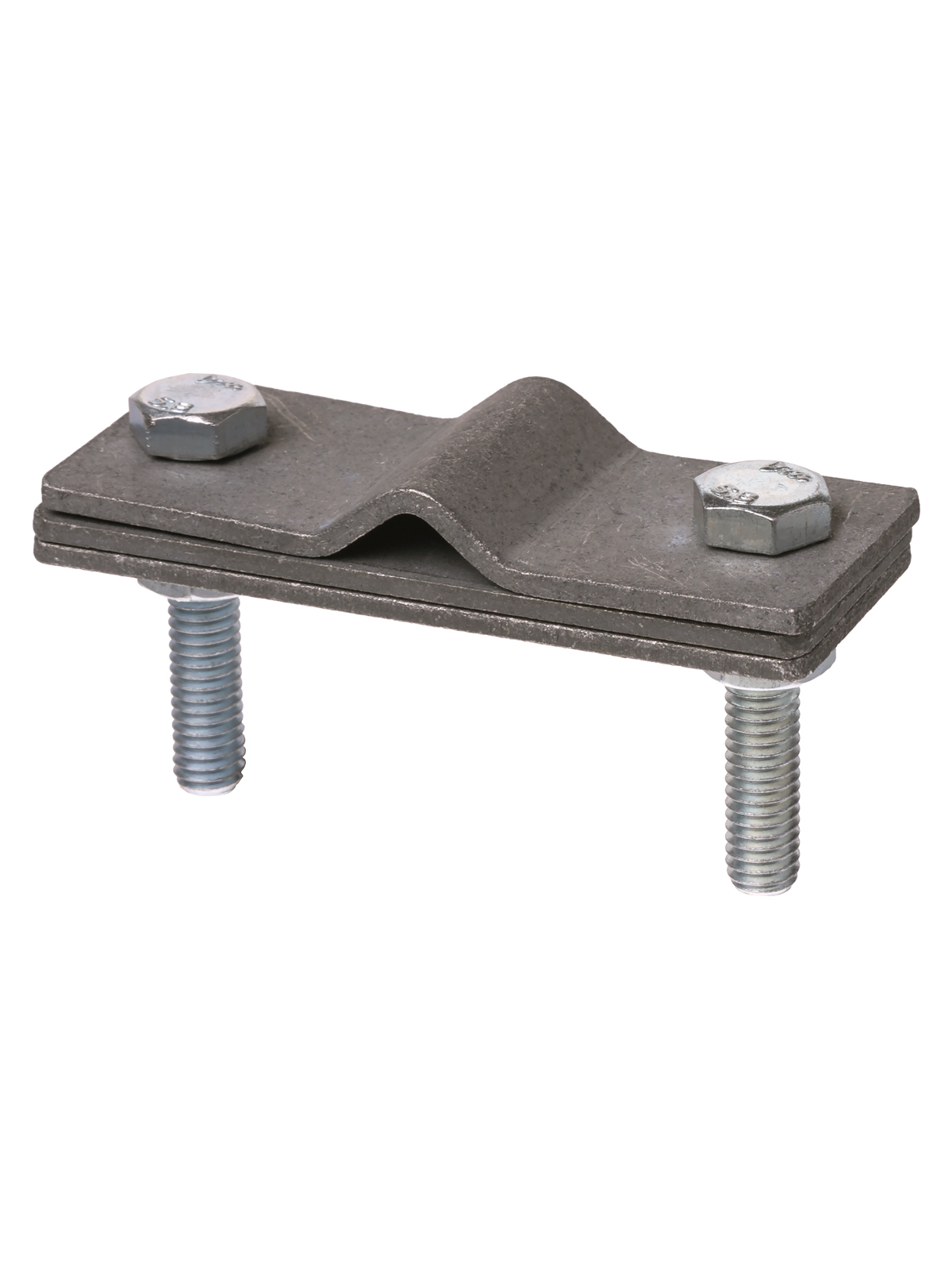 Clema de conexiune cu 2 șuruburi și placă de contact tijă‑bandă, bandă 40×4 – tijă Ø6‑10 mm, termodif. TDM