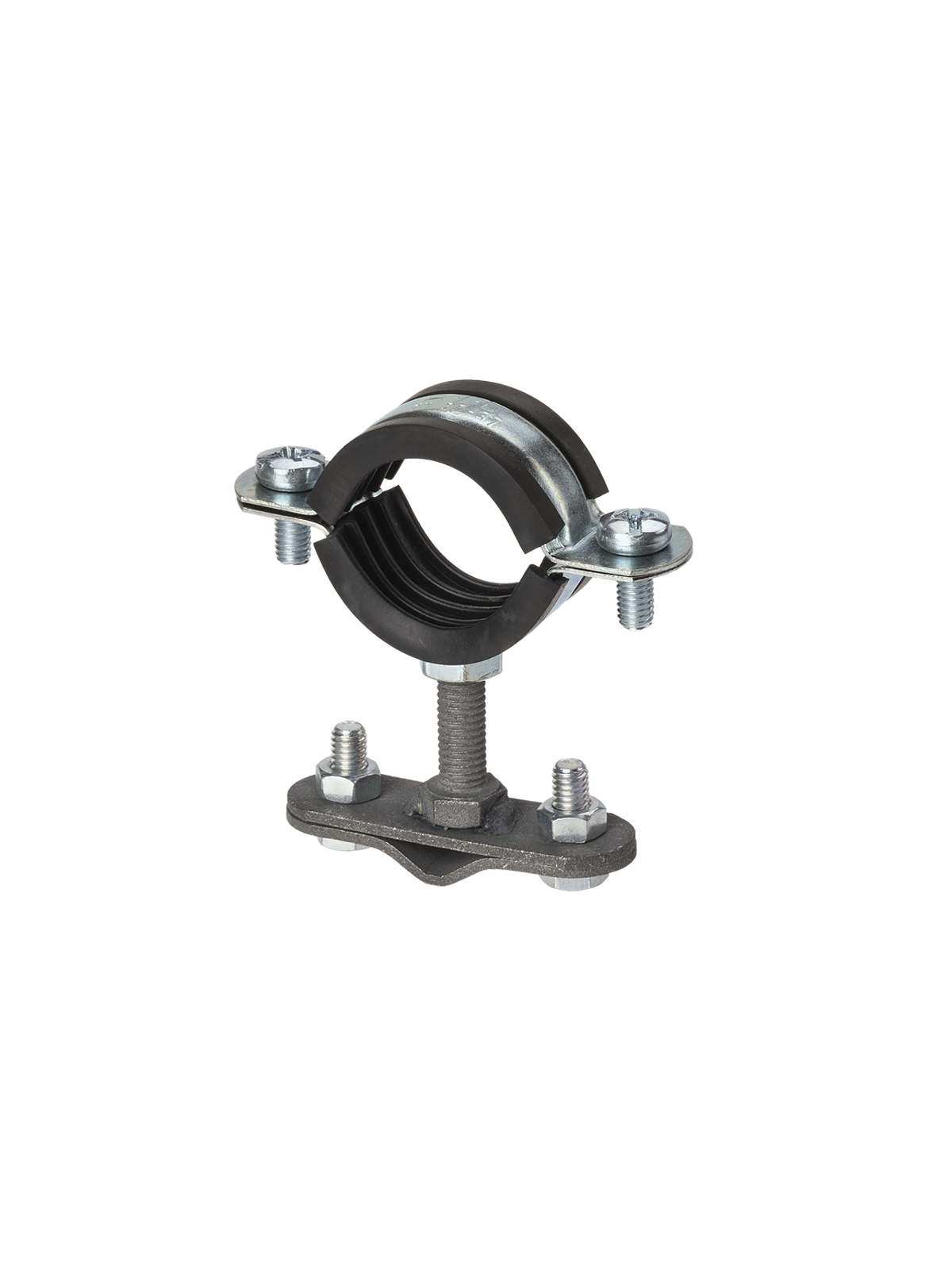 Suport clemă cu garnitură de cauciuc Ø32-36 mm, pentru tijă Ø6-10 mm, clemă de oțel, termodif. TDM