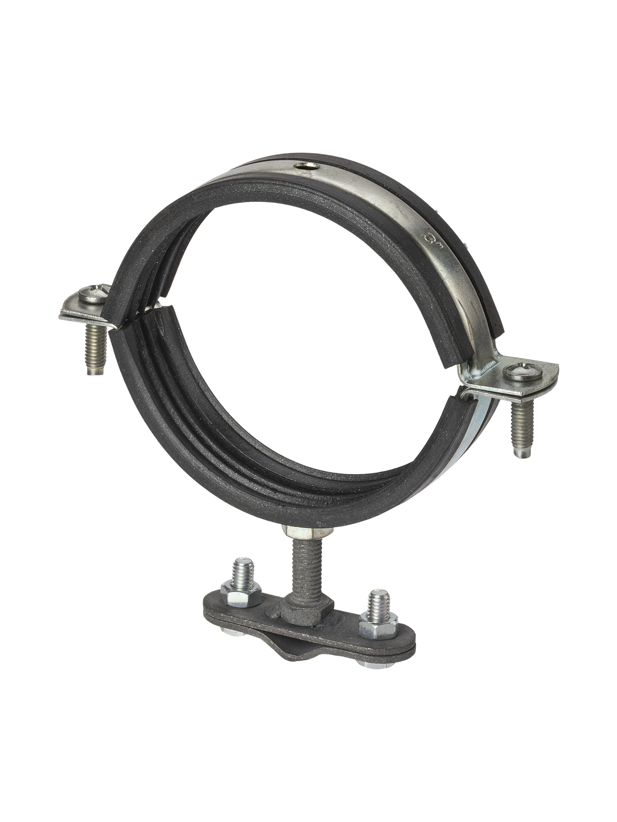 Suport clemă cu garnitură de cauciuc Ø86-92 mm, pentru tijă Ø6-10 mm, clemă de oțel, termodif. TDM