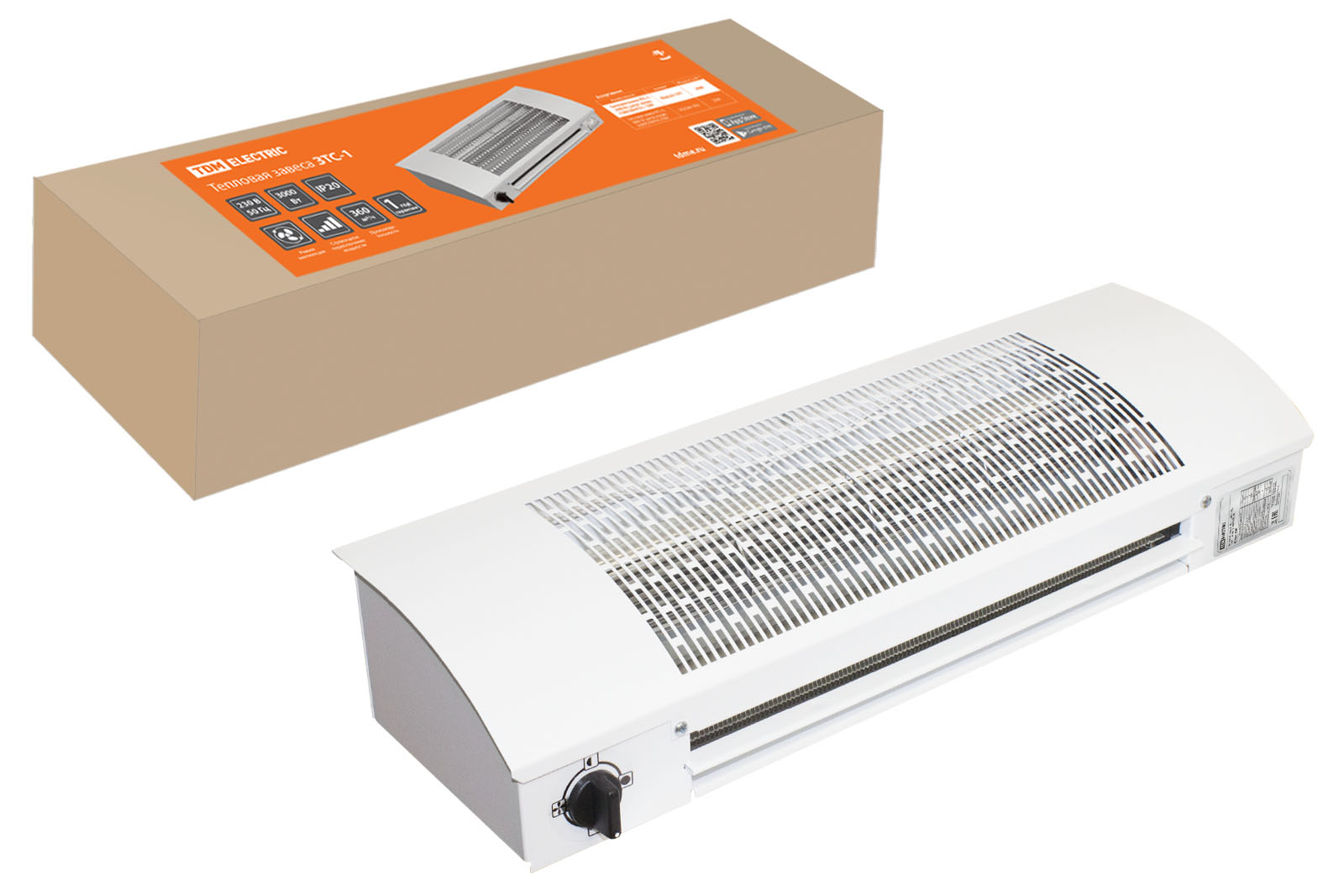 Cortină termică ZTS-1, 3000 W, reglare putere (1500/3000 W), TDM(SQ2520-1501)