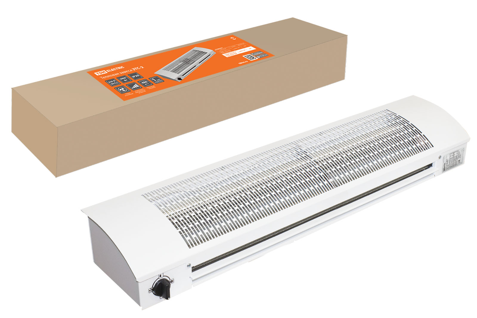 Cortină termică ZTS-2, 5000 W, regl. putere (2500/5000 W), TDM