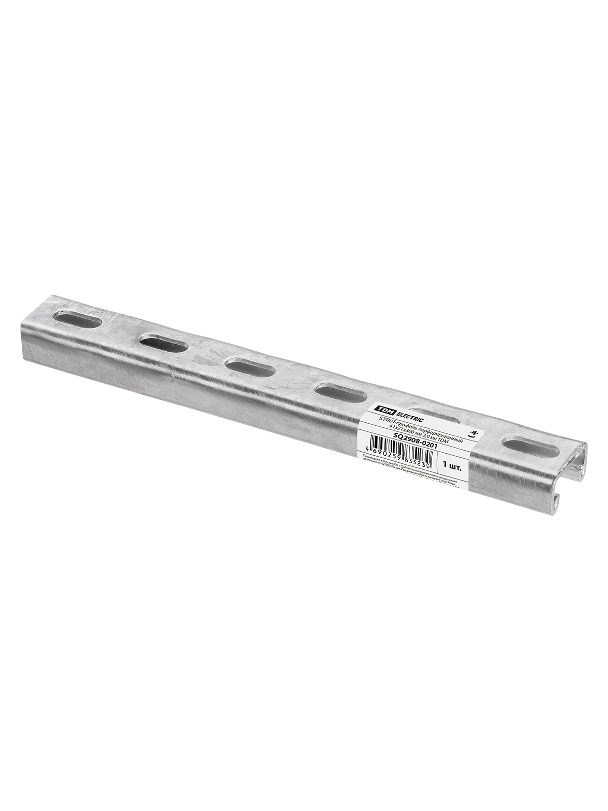 STRUT-profil perforat 41x21x300 mm 2,0 mm TDM