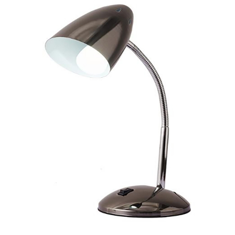 Настільна лампа Max 60W 85-265V Chrome 15*40cm E27(20)(TR0337-0224)