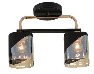 Люстра 2 рожка Е27*2*40W L320*W120*H250 Black/Gold (TR0370-0311)