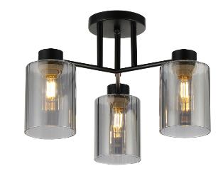 Lustră 3 brațe E27*3*40W Ø450*H245 Smoky/Gri (TR0370-0322)