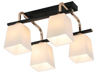 Lustru 4 becuri E27*4*40W L330*W320*H230 Black/Gold (TR0370-0326)