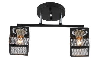 Люстра 2 рожка Е27*2*40W L385*W145*H215 Black/Gold (TR0370-0328)
