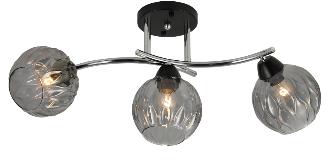 Lustră 3 brațe E27*3*40W L630*W150*H260 Chrome (TR0370-0338)
