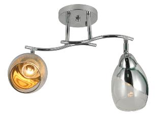 Lustru cu 2 becuri E27*2*40W L360*W200*H270 Chrome (TR0370-0340)