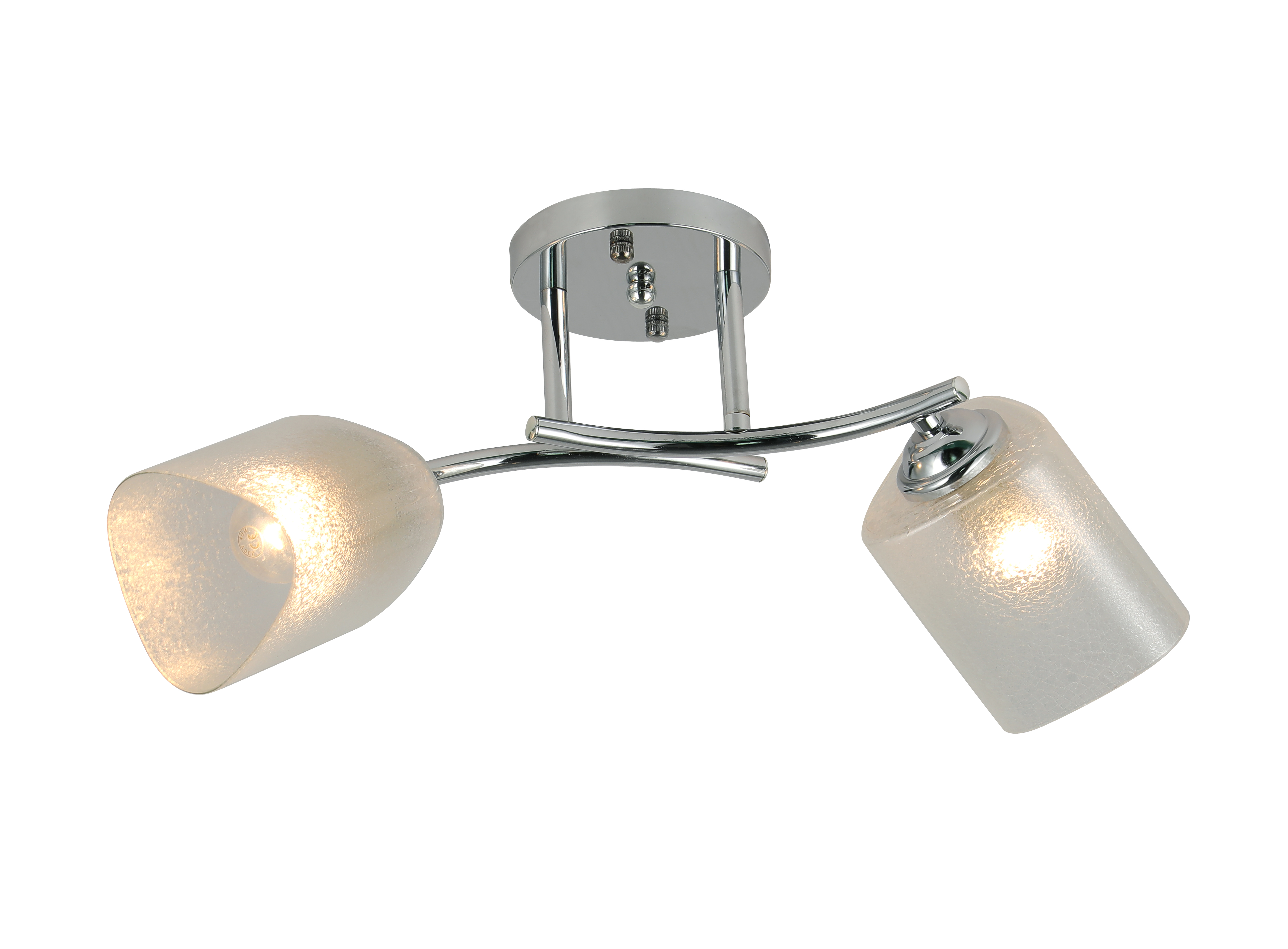 Люстра 2 рожка E27*2*40W L500*W160*H230 White ice flower (tr0370-0353)