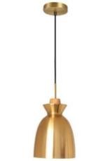Lumină suspendată Max60W*E27 85-265V Gold 200mm E27*1(TR0370-0810)