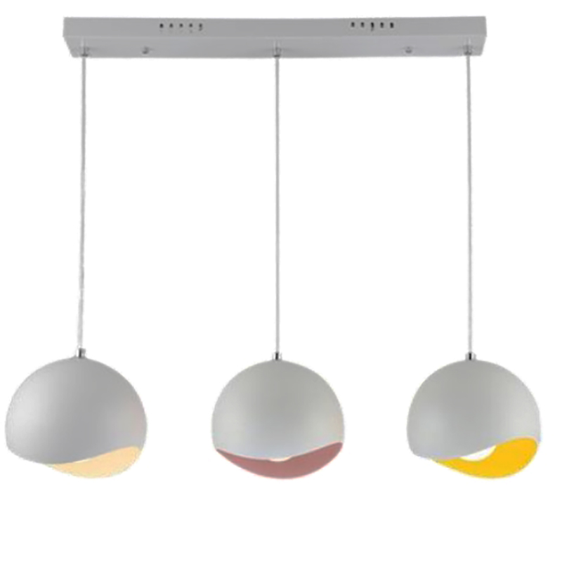 Підвісний світильник 3*E27 85-265V Metal+Rope 35см White 3*20см(10)(TR0370-0869)