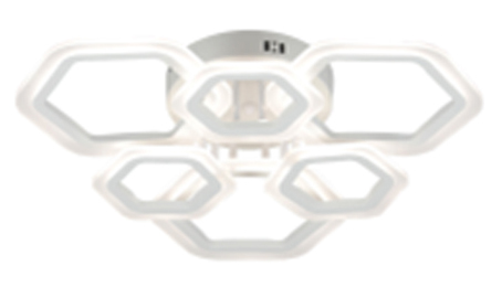 Lustru LED 48W*2 ∅570*120 3000K/6500K 2.4 G Remote White(TR0370-2563)