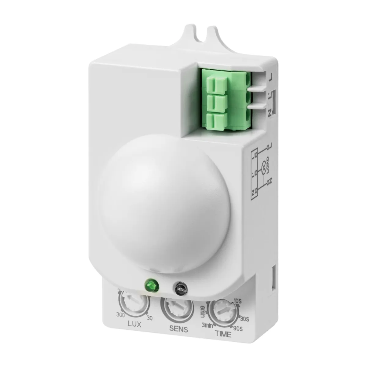 ДДМ-01 5,8ГГц 1200Вт, 10-720с, 1-8м, 3+Лк, 120(сбоку)+360(сверху)гр IP20, TDM(SQ0324-0015)