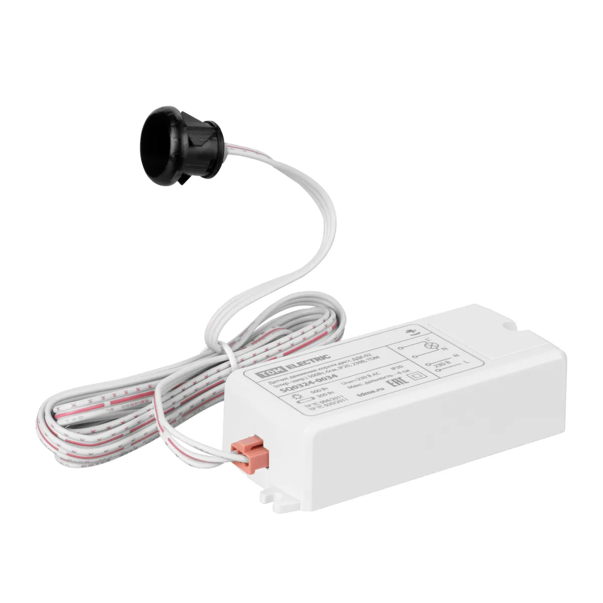 ДДК-02 (откр.-закр.) 500Вт, 6см, IP20, 230В, TDM(SQ0324-0034)