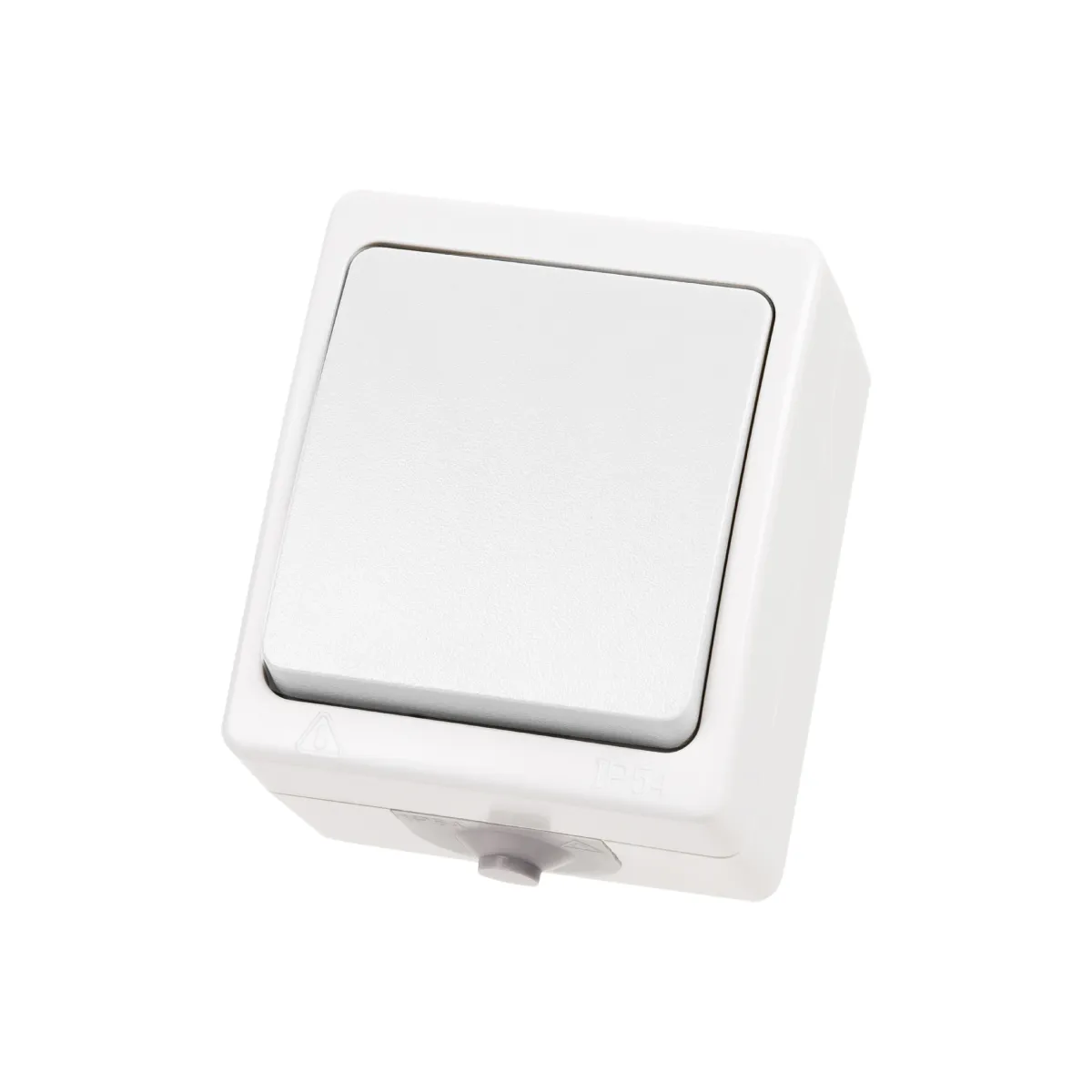 Выключатель 1-кл. открытой установки IP54 10А белый "Вуокса" TDM(SQ1803-1001)