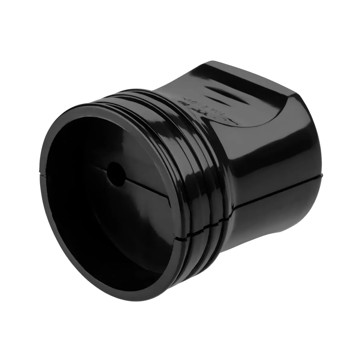 Кабельная розетка 2П б/з черная 10А 250B серии "Народная"(SQ1806-0410)
