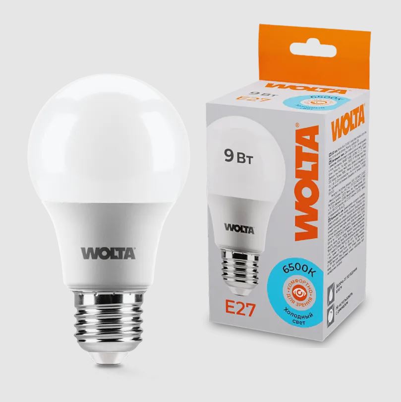 Lămpi LED WOLTA 25W60BL9E27 A60 9 W 6500K E27