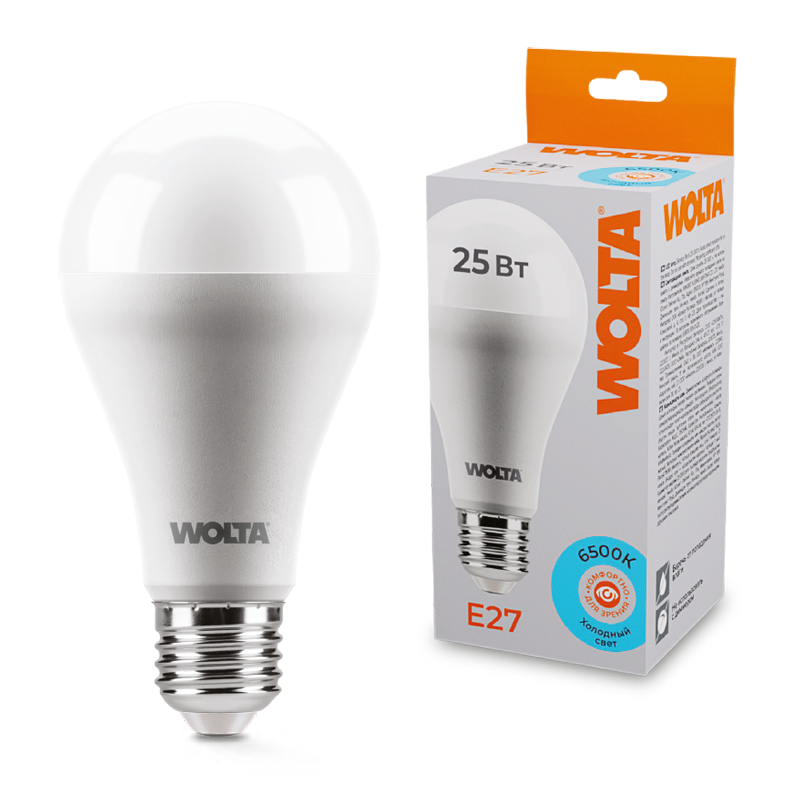 Lămpi LED WOLTA 25W67BL25E27 A67 25 W 6500K E27