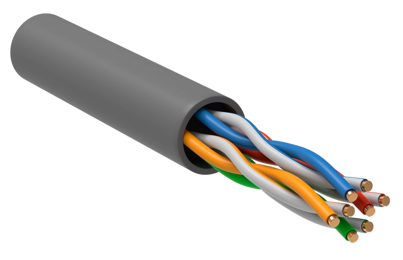 Витая пара UTP Cat.5E 4x2x24 AWG PVC (100Мц) Indoor (305м) ZZKM