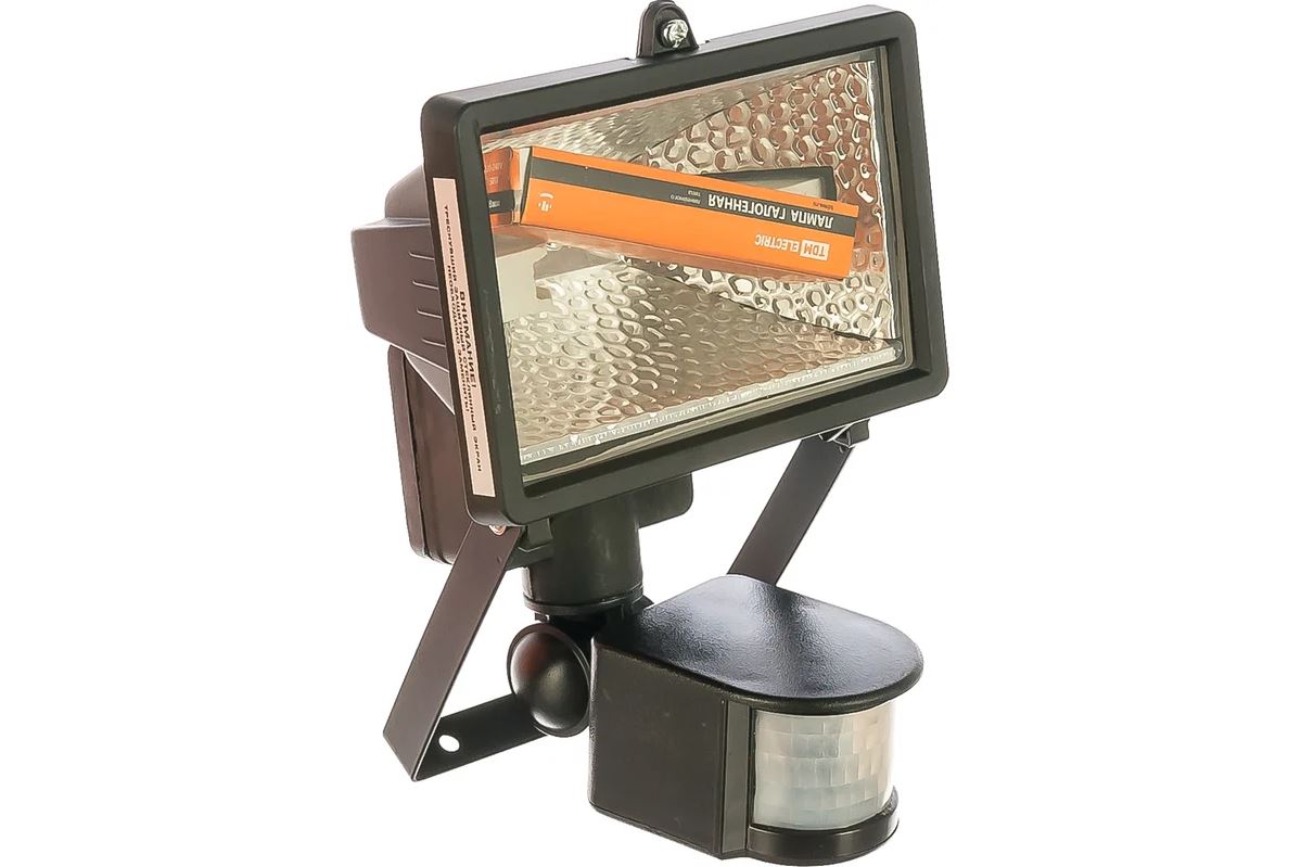 Proiector IO150D (detector) halogen negru IP54 TDM(SQ0302-0011)