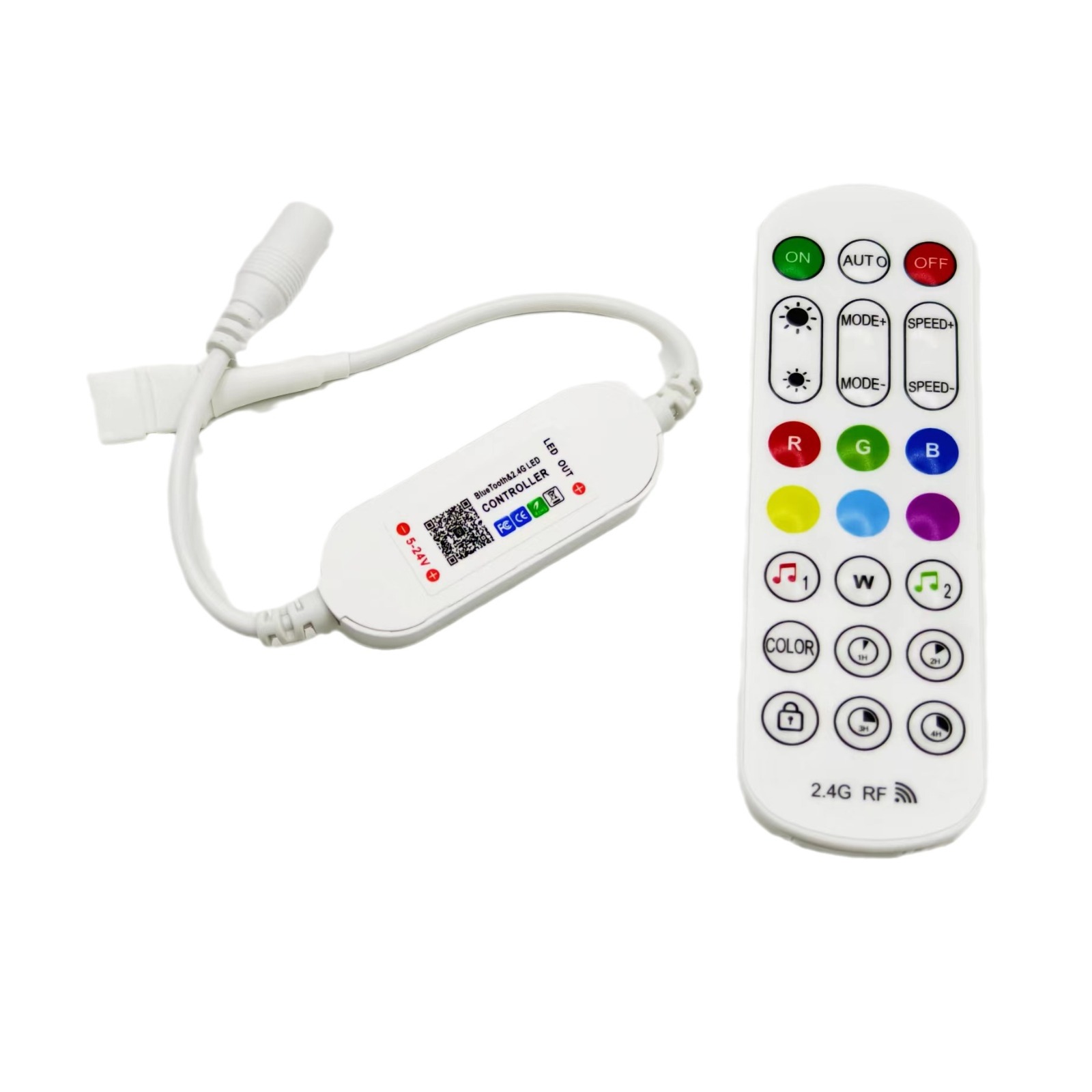 Контроллер для светодиодной адресной ленты WS2812b DC5V~24V RGBW digital bluetooth(TR0331-2532)