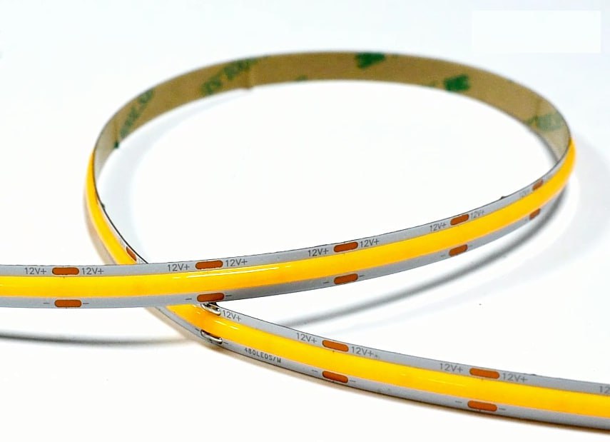 Лента світлодіодна COB320D‑RA90 - 320LED/m‑IP20 - 24V - 12Вт/м - 8мм - 6000К (5м) (TR0331-2606)