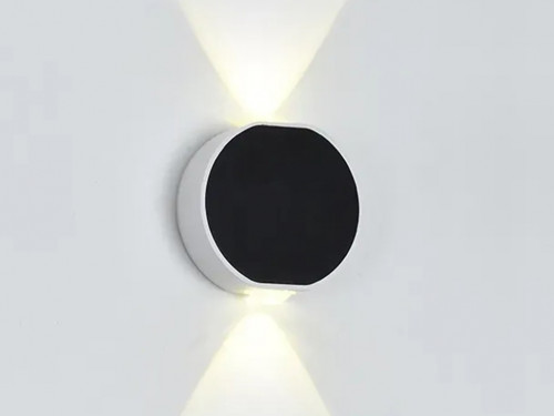 Настенный светодиодный светильник 6W 185-265V 6000K White+Black 100*35mm(TR0345-0709)