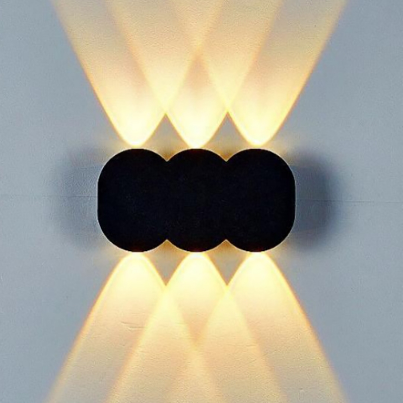 Lumină LED de perete 6W 85-265V 3000K Black 158*80*35mm(TR0345-0817)