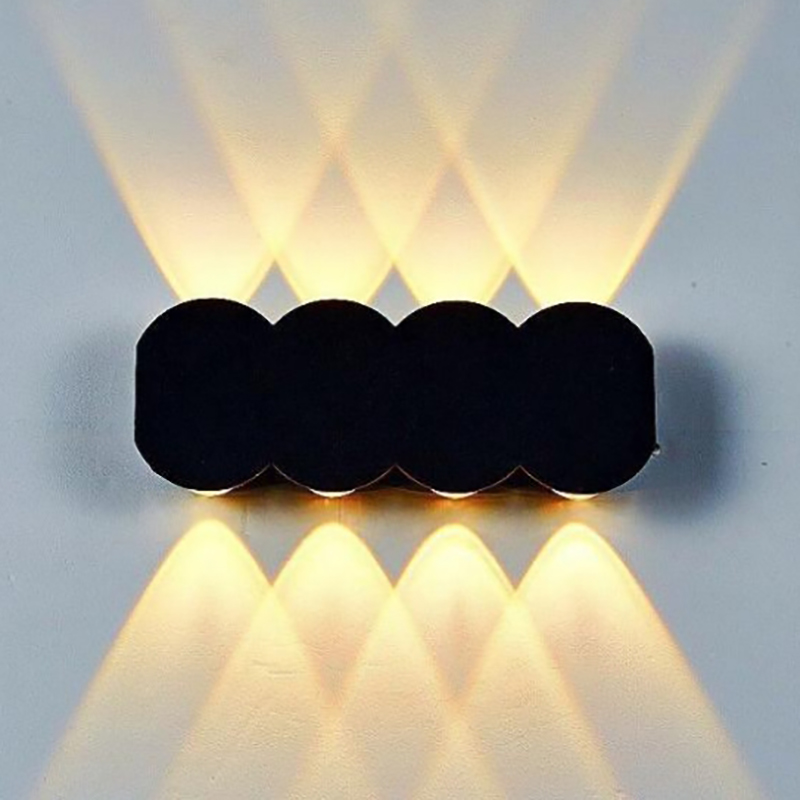 Настенный светодиодный светильник 8W 85-265V 3000K Black 210*80*35mm(TR0345-0818)