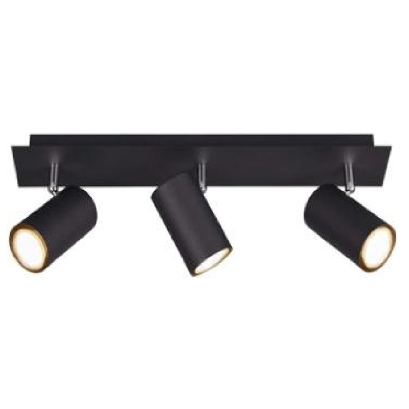 Spot trei capete AC85/265V Negru 320*140mm GU10(TR0358-0203)
