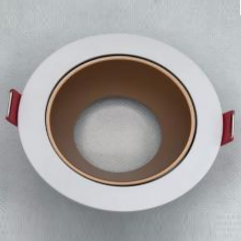 Вбудований світильник Max60W 85-265V White+Gold 85*32mm Cut off:75mm PC materials(TR0362-0105)