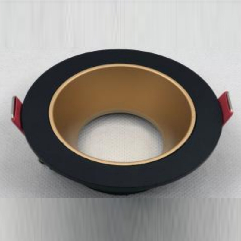 Встраиваемый светильник Max60W 85-265V Black+Gold 85*32mm Cut off:75mm PC materials(TR0362-0106)