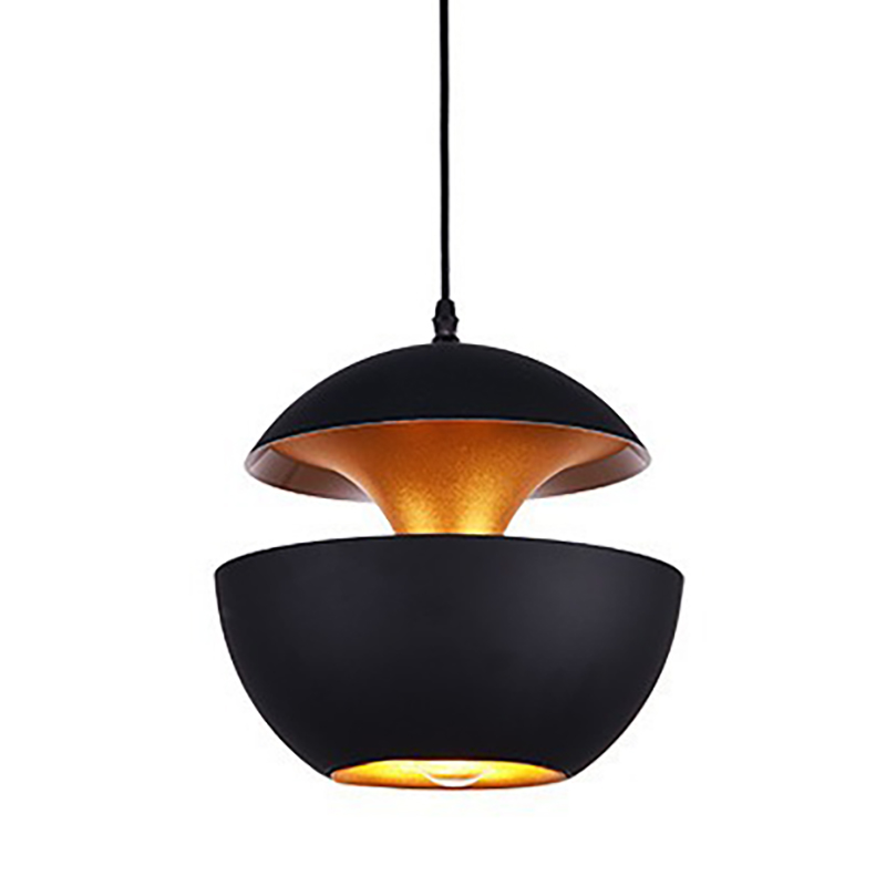 Lumină suspendată 85-265V Black 350mm E27(TR0370-0820)