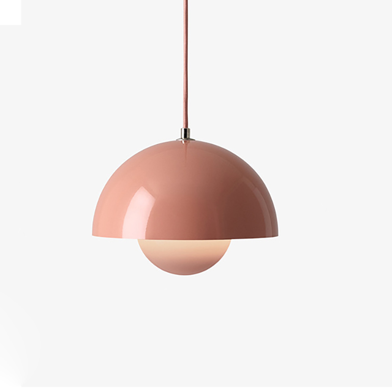 Підвісний світильник E27 85-265V Metal+Rope 35см Pink 20см(10)(TR0370-0865)