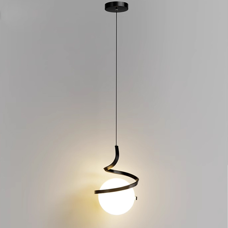 Светильник подвесной E27 185-265V 18-29см Black(6)(TR0370-0874)
