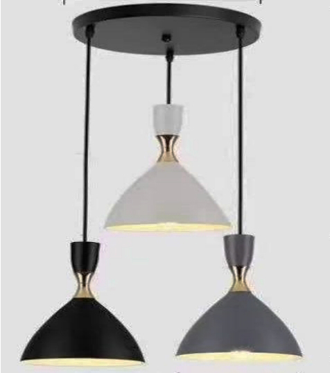 Светильник подвесной E27*3 185-265V 90см Black/White/Grey(1)(TR0370-0883)