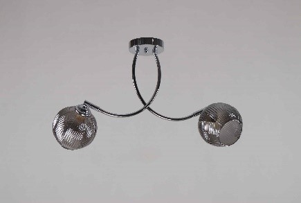 Люстра 2 рожкa Е27*2*40Вт Grey/Grey(4)(TR0370-2614)