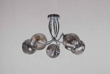 Lampe de foc 5 părți Е27*4*40W Grise/Griș(4)(TR0370-2618)