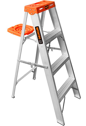 Scara de lucru 3 trepte profil aluminiu 430×560×870 mm WOKIN(682423)(TR1028-1203)