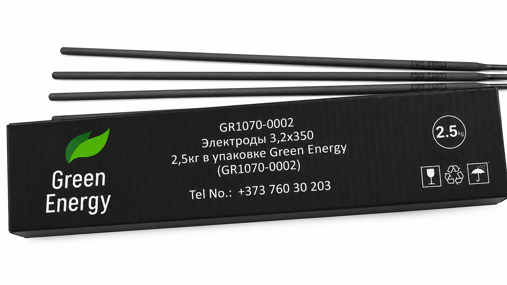 Electrozi 3,2×350, 2,5 kg în ambalaj Green Energy (8)(TR1070-0002)