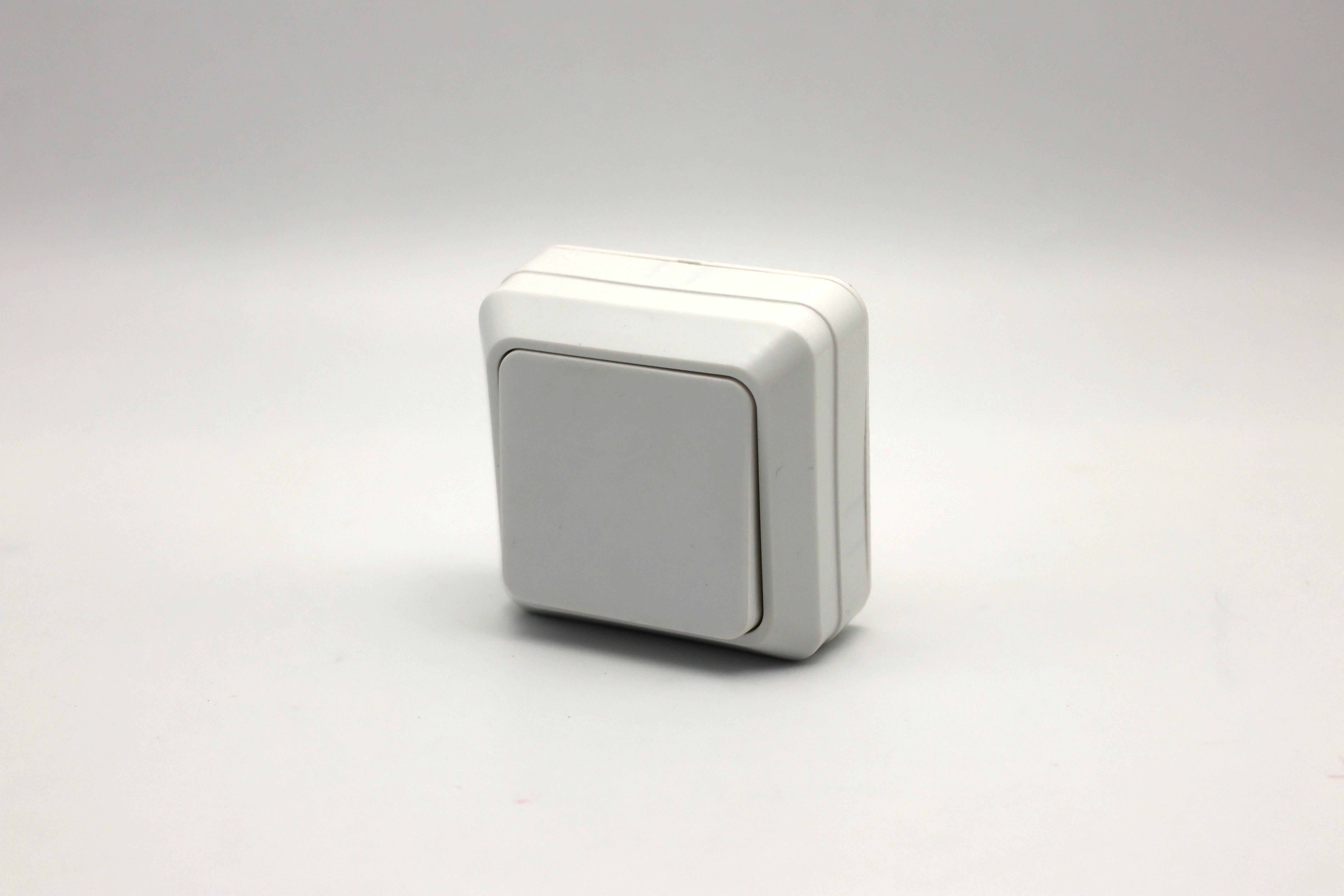 Выключатель 1-кл. открытой установки IP20 10А, белый "Ceramico" (200)(TR1888-0001)